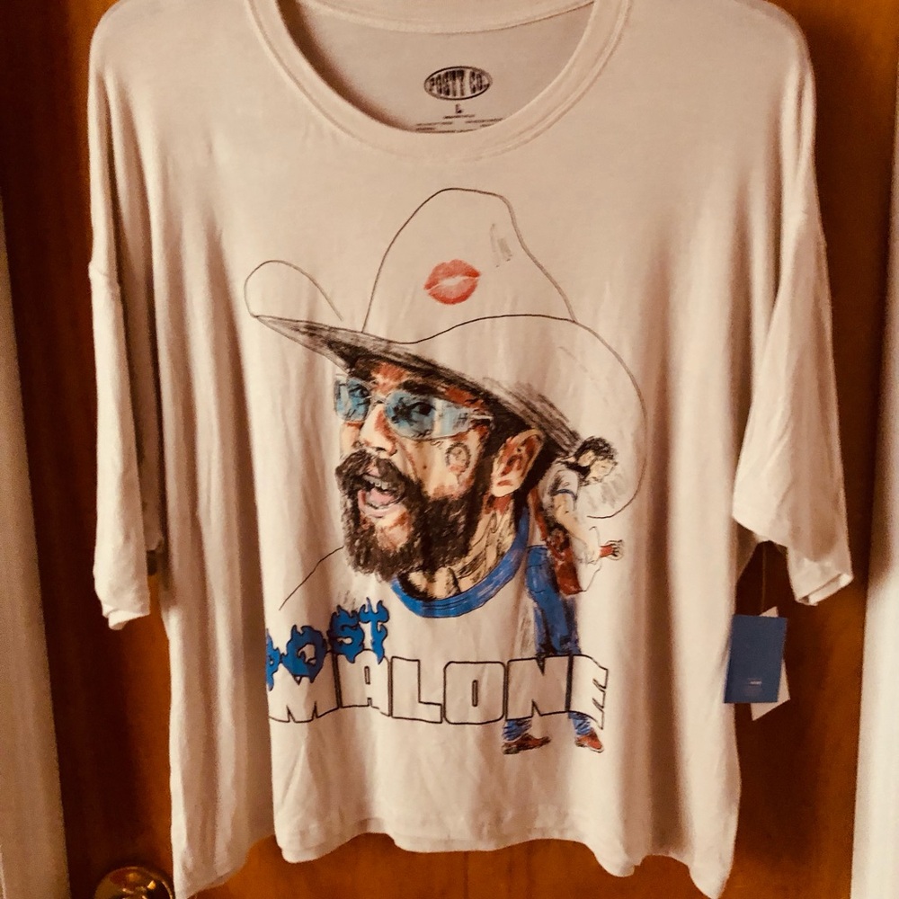 Post Malone pajama short set new nwt large